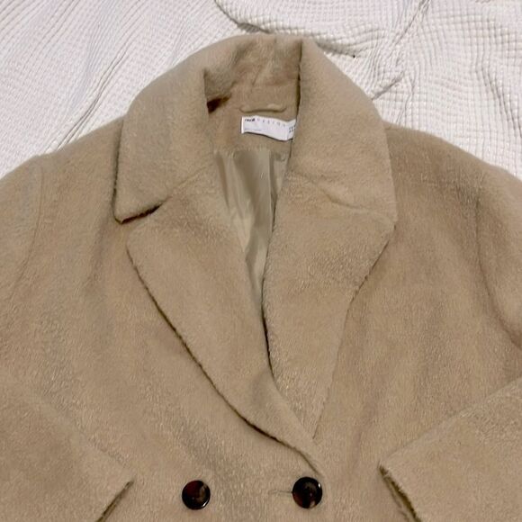 ASOS Cream Teddy Jacket - Picture 3 of 8